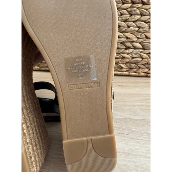 NWOB! Nine West Nillo Espadrille Wedge Sandal - Picture 7 of 7